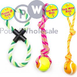 Rope ball dog sales toy