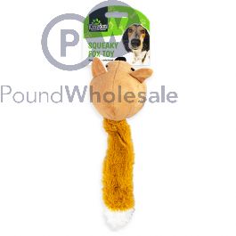 Wholesale Kingdom Squeaky Fox Dog Toy Pound Wholesale
