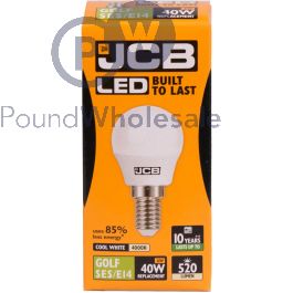 Wholesale Jcb Led Golf 6w=40w Cool White Ses E14 4000k Box | Pound ...