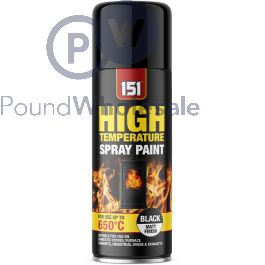 Heat Resistant Matte Black - High-Temperature Acrylic Spray Paint