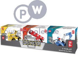 Wholesale Hoot Miniature Metallic Construction Vehicles Cdu Assorted Pound Wholesale