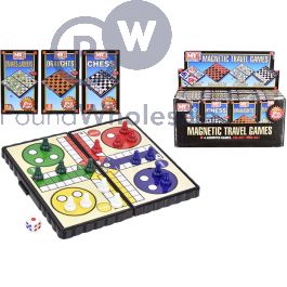 M.y Four Assorted Magnetic Travel Games Cdu box view