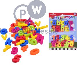 Wholesale Assorted Colour Magnetic Letters & Numbers 52 Pack | Pound ...