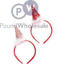 Wholesale Christmas Hat Headband Assorted Pound Wholesale