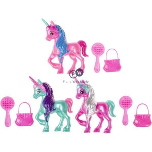 Unicorn Beauty Play Set 3pc Assorted Colours