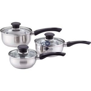 Prima Stainless Steel Saucepan Set 6pc