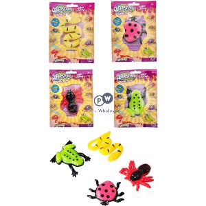 Creepsterz Gelly Bugz Squishy Gel Animal Toys Cdu Assorted