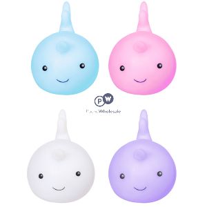 Cutiekins Squishy Narwhal Squish Toys Cdu Assorted Colours