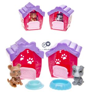 Cute Pet House Play Set Cdu Assorted
