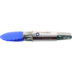 Prima 7" Tongs With Silicone Head Assorted Colours