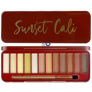 The Colour Workshop Sunset Cali 12 Colour Eyeshadow Palette Make-up Set
