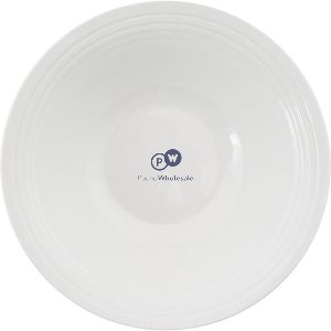 Avante Plain White Salad Bowl 23cm