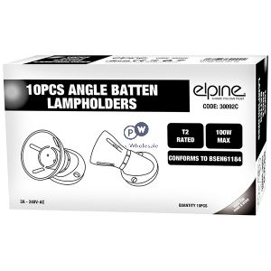 Elpine 2a 240v 100w Angle Batten Lampholders