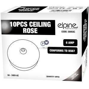 Elpine 6amp White Ceiling Rose