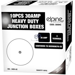 Elpine 30amp 240v-ac Heavy Duty Junction Boxes