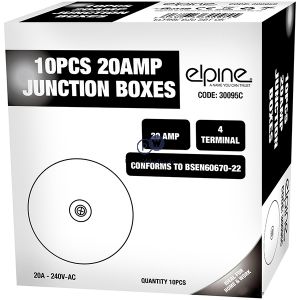 Elpine 20amp 240v-ac Heavy Duty Junction Boxes