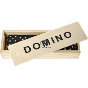 Wood Dominoes Game Play Set