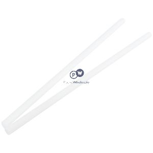 Bio-degradable Clear Party Straws 20cm 80 Pack