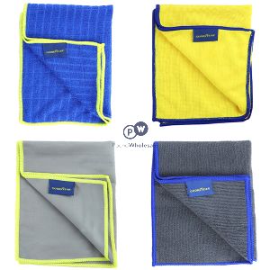 Goodyear Microfibre Car Cloth Set 4 Pack