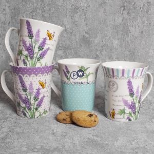 Mad About Mugs New Bone China Lavender Mug 13oz Assorted
