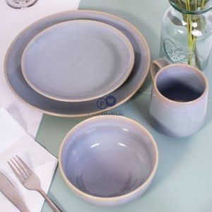 Coco & Gray Stoneware Blue Green Reactive Glaze Mug 13oz