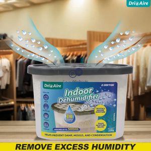 Dekton Dri Aire Natural Scent Indoor Dehumidifier 500ml
