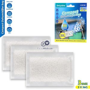Dekton Dri Aire Compact Dehumidifier Bag 36g 3 Pack