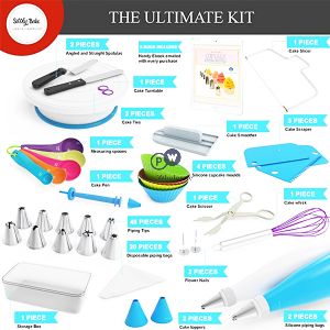Swirly Bake Cake Decorating Kit 100pc