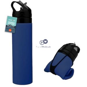 Procamp Foldable Silicone Water Bottle 600ml Assorted Colours