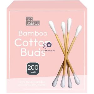 So Useful Bamboo Cotton Buds 200 Pack Cdu