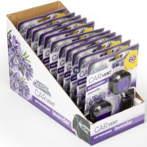 Car-pride Lavender Car Vent Air Freshener 4ml Twin Pack Cdu