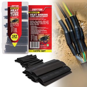 Dekton Heat Shrink Tube Assortment Set 127pc