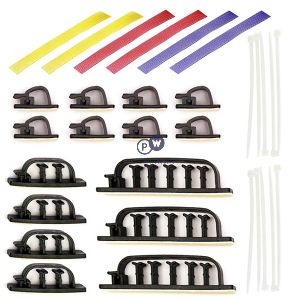 Dekton Cable Manager Assortment Mega Pack 71pc