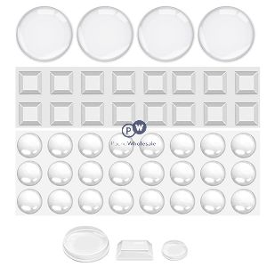 Dekton Gecko Slide Assorted Adhesive Furniture Bumpers 44pc