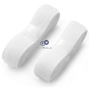 Dekton Hook & Loop Tape White 20mm X 1m