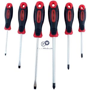 Dekton Flat & Phillips Screwdriver Set Assorted 6pc