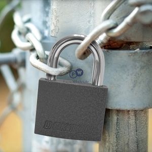 Dekton 40mm Iron Padlock With 3 Keys