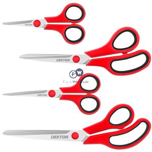 Dekton Assorted Multi-purpose Scissors Set 4pc