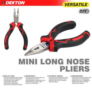 Dekton Steel Mini Long Nose Pliers
