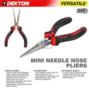 Dekton Steel Mini Needle Nose Pliers