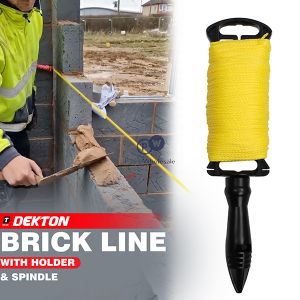 Dekton Yellow Brick Line With Holder & Spindle 50m