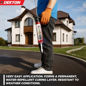 Dekton White Flexible Acrylic Caulk Decorators Filler 290ml Cdu