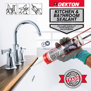 Dekton Grey Kitchen & Bathroom Sealant 290ml Cdu