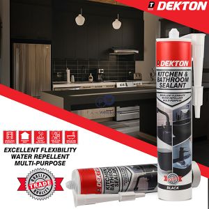 Dekton Black Kitchen & Bathroom Sealant 290ml Cdu