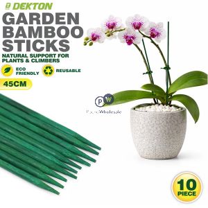 Dekton Green Garden Bamboo Sticks 45cm 10 Pack