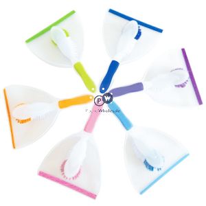 Duzzit Bright Dustpan & Brush Assorted Colours