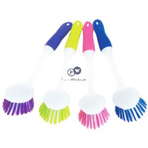 Handy Housewares 4pc Multi-Purpose Round Head Kitchen Dish Scrub Brush