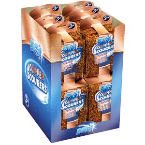 Duzzit Copper Scourers 3 Pack Cdu