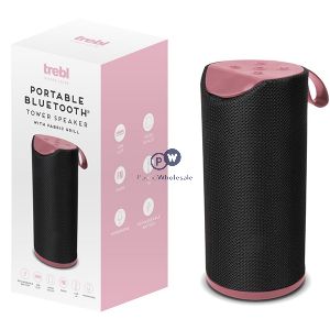 Trebl Portable Bluetooth Tower Speaker Assorted Colours