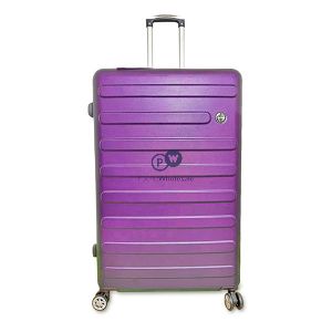 New Classic Purple 8 Wheel Abs Hard Suitcase Luggage Set 4pc